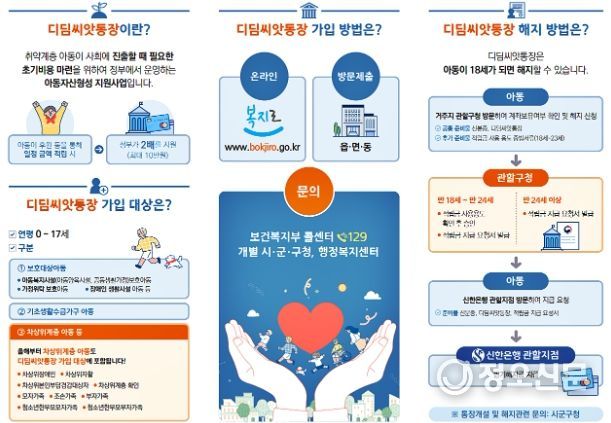 디딤씨앗통장 리플렛