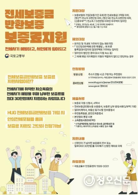 성남시, 전세보증금반환보증 보증료 지원…최대 30만원