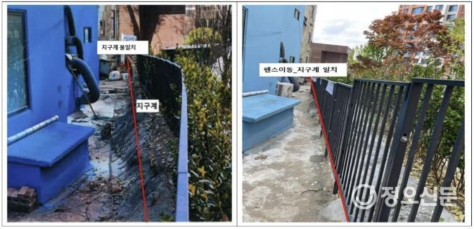 사업지구 경계 불일치를 사전에 개선 사례