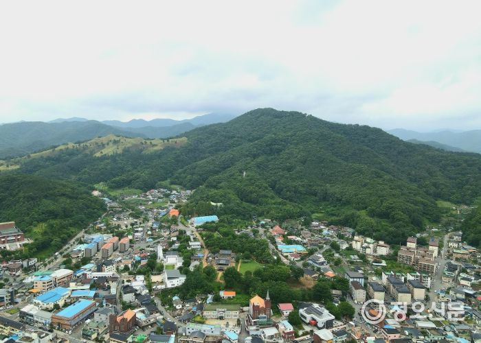 고령 주산성 지산동 고분군 전경