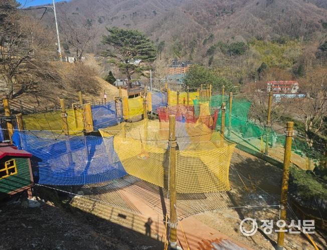 산청군 중산관광지 숲체험시설