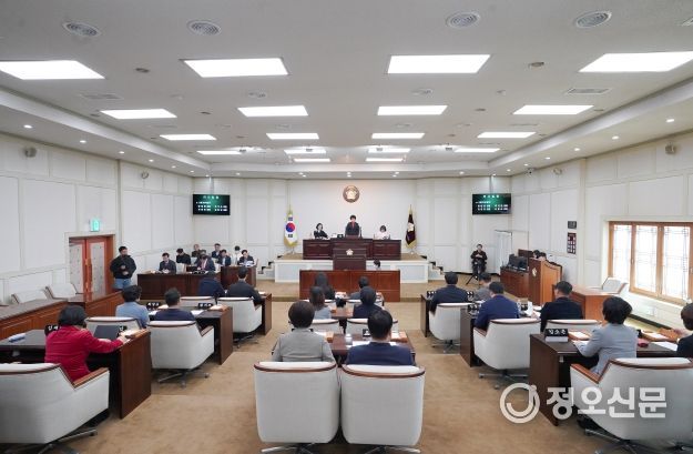 11일 열린 수성구의회 제269회 임시회 제1차 본회의