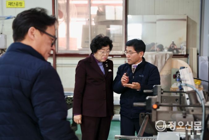 김경희 이천시장, ㈜지코빌 현장 방문…애로사항 청취