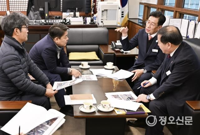 양평군수 한강유역청 방문