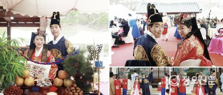 관악구 전통야외소극장에서 매년 전통혼례식을 진행한다