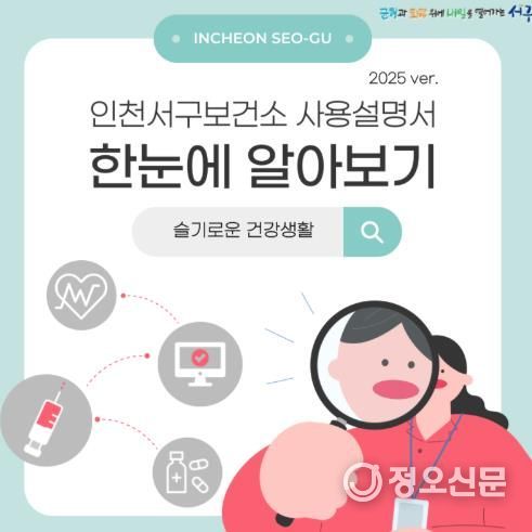 인천 서구보건소, ‘인천서구보건소 사용설명서’ 제작