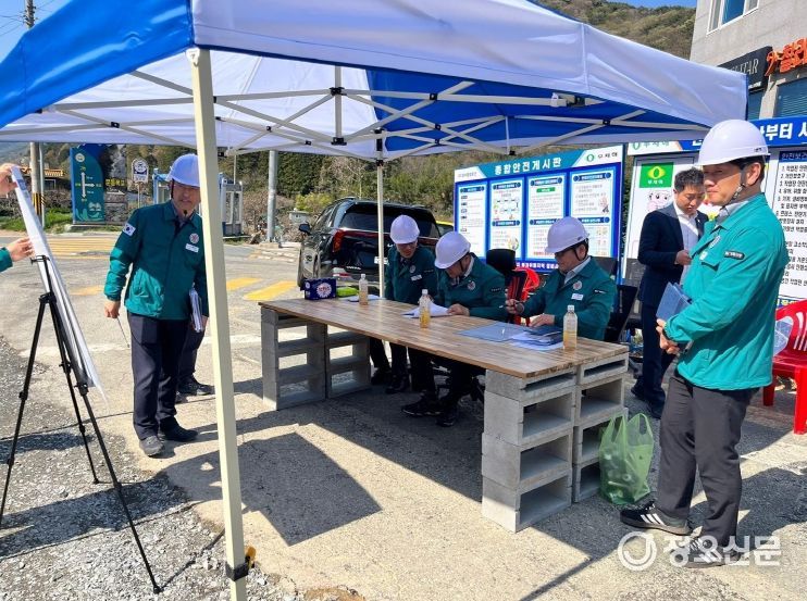 경남도, 거제시 문동1지구 붕괴위험지구 공사 현장 우수기 대비 사전 점검 실시