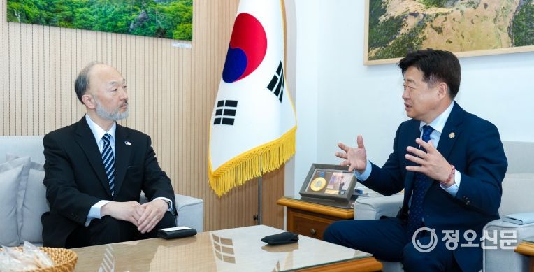 오영훈 제주도지사, 이케다 신임 일본 총영사 면담