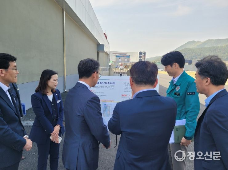 경남도 경제부지사, 국비 건의사업 조성지 통영현장 방문