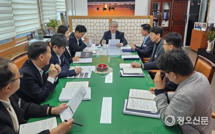 창원특례시, 도시공공개발국 현안사업 점검 회의 개최