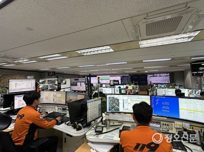전북소방 119상황실
