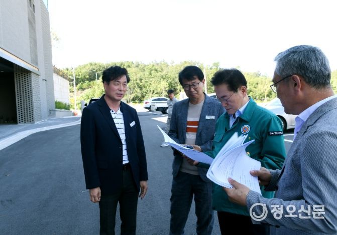 영천 국민체육센터 현장점검