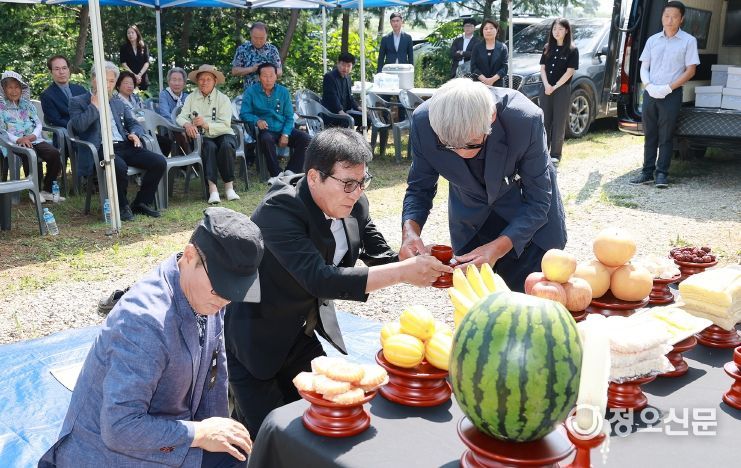 18일, 월야면 월야리 한국전쟁 민간인 희생자 봉안식
