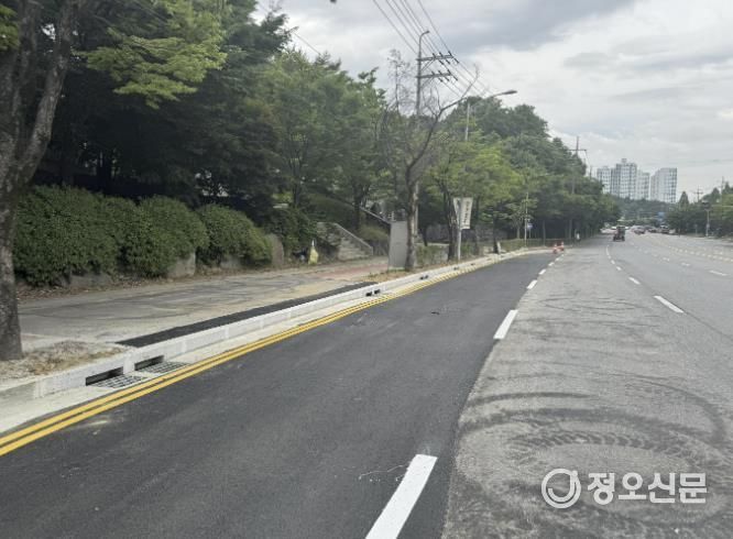 청주시, 산남2사거리 인근 우수관로 정비사업 준공