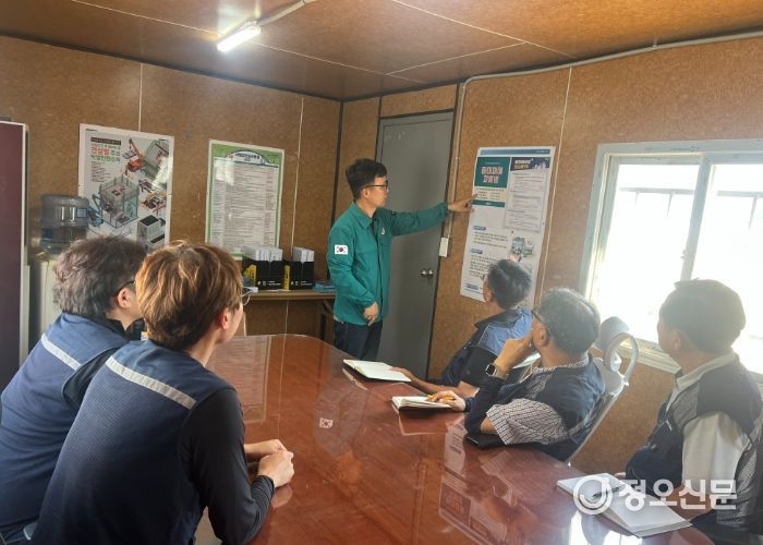 강화군, ‘중대재해 제로화’… 선원면 주민복합센터 공사현장 안전관리 총력